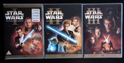 Star Wars episodi I-III (Suomi,3x 2 DVD)