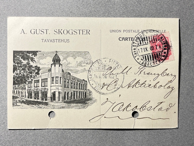 Firmakortti 1909