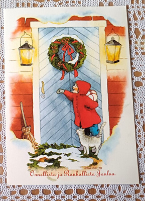 Inge Löök postitettu joulukortti