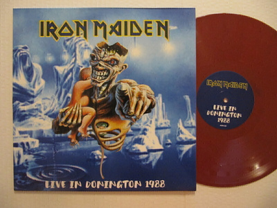 Iron Maiden Live in Donington 1988 Värivinyyli LP