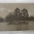 Helsinki, Kaisaniemi, Joutsenlampi ja saari, mv pk. p. 1934 - pikkukuva 1