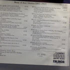 MUSIC OF JEAN SIBELIUS :: CD ALBUM :: FINLAND 1989 !! - pikkukuva 2