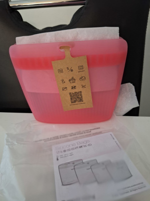 Tupperware silikonipussi 540 ml