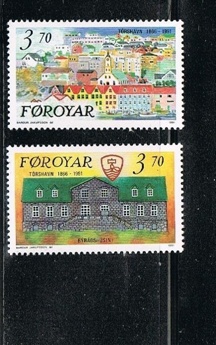 Färsaaret 1991 - Torshavn 125v (2)  ++