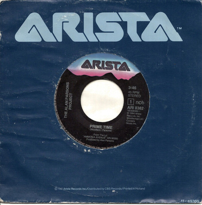 ALAN PARSONS PROJECT: Prime Time / The Gold Bug 7"