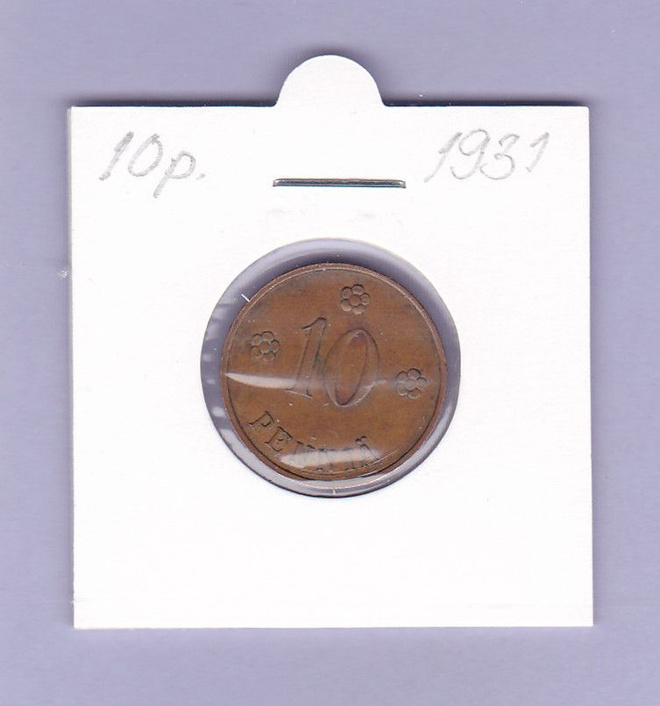 10 p v.1931 Cu KM#24