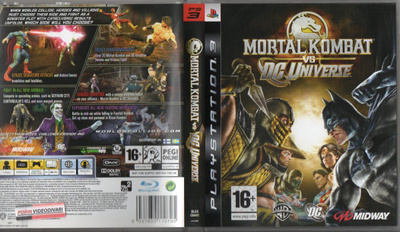 Mortal Kombat Vs Dc Universe (3 616) k PS3 tappelu
