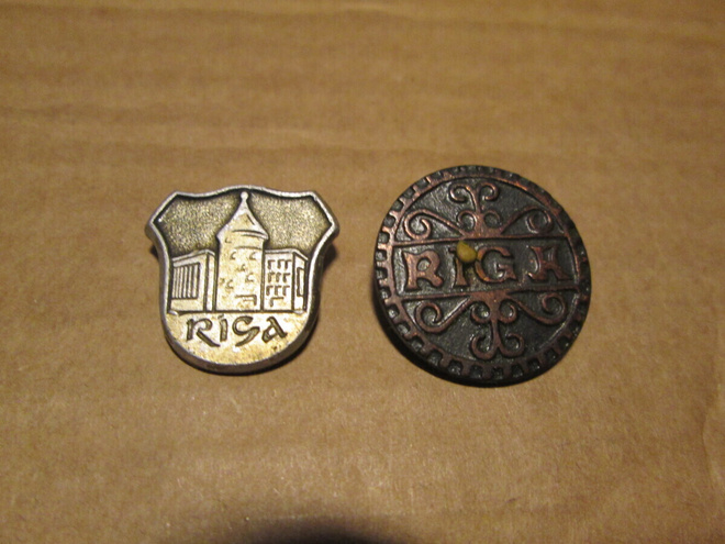 CCCP (Latvia): kaksi vintage Riga-pinssiä