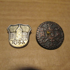 CCCP (Latvia): kaksi vintage Riga-pinssiä - pikkukuva 1