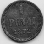 1872 1 penni kl4 - pikkukuva 1