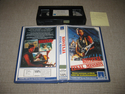 Kostaja -Final Mission-VHS (FIx, Thorn Emi, Rambo Rip-off)