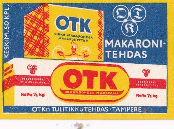 OTK Makaronitehdas , OTK:n Tulitikkutehdas Tampere ,1/13