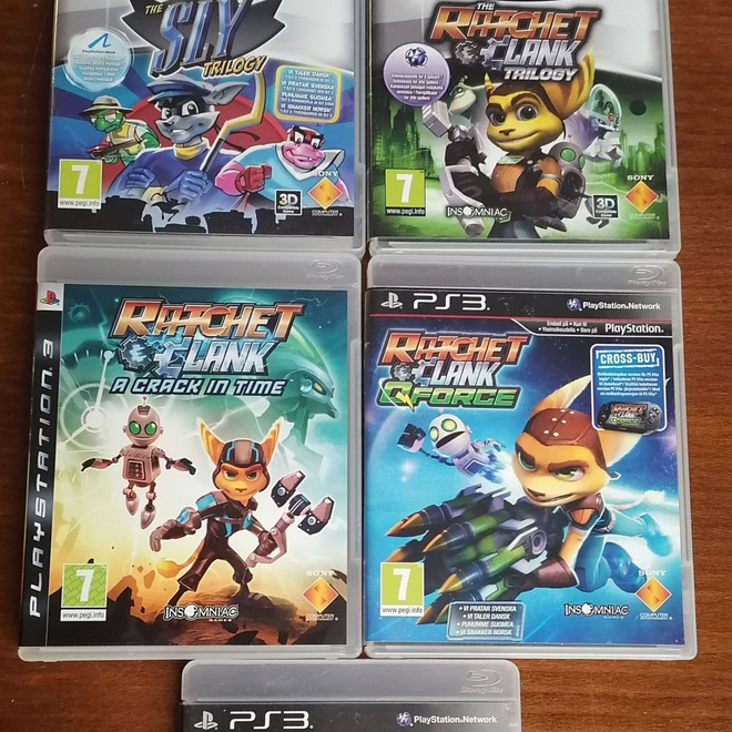 PS3 PlayStation KlassikkopakettiSly Cooper & Ratchet Trilogi