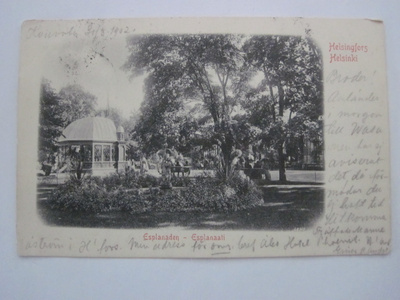 VANHA Valokuva Postikortti Helsinki 1902