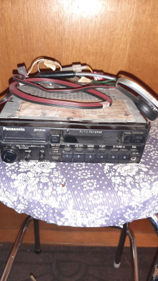 Autoradio Panasonic Alphatuner + sisäantenni