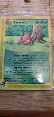 Parasect (AQ 27) Aquapolis RARE non holo card