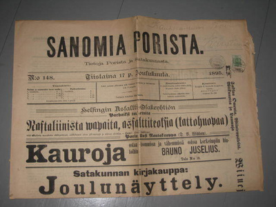 Sanomalehti  : Sanomia Porista 17.12.1895