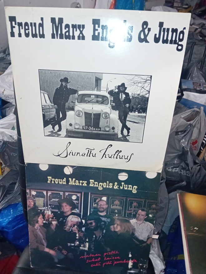 2 kpl LP Freud Marx Engels & Jung ( SIS POSTIKULU  )