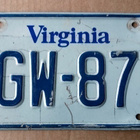 Virginia USA rekisterikilpi verotarra 1991 - pikkukuva 1