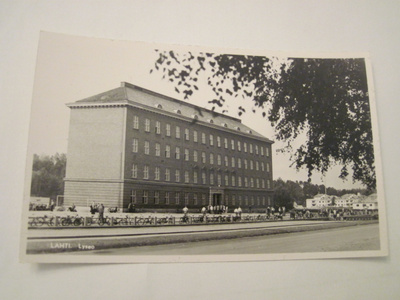 VANHA Postikortti Lahti 1950-l Alkup.Mallikappale
