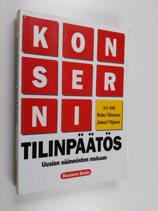 Ari Ahti : Konsernitilinpäätös uusien säännösten mukaan