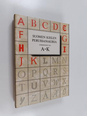 Suomen kielen perussanakirja 1 osa, A-K