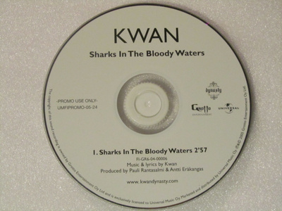 Kwan • Sharks In The Bloody Waters PROMO CD-Single