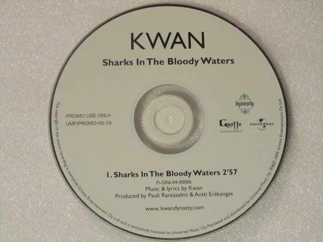 Kwan • Sharks In The Bloody Waters PROMO CD-Single