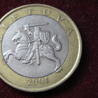 2 litai 2001. Liettua-Lithuania - pikkukuva 2