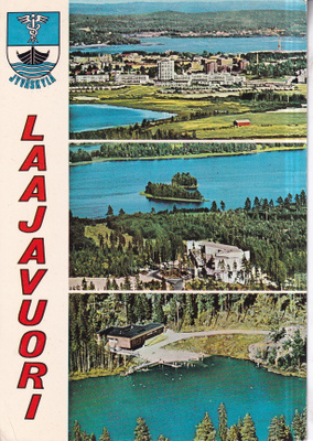 Jyväskylä, Laajavuori, sommitelmakortti. vaakuna. e265