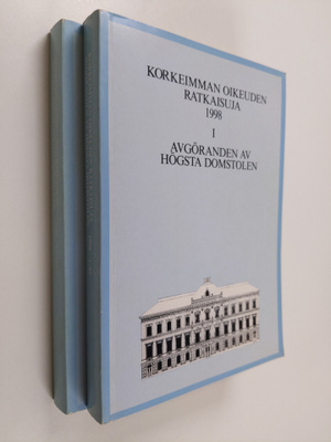 Korkeimman oikeuden ratkaisuja 1998 1-2