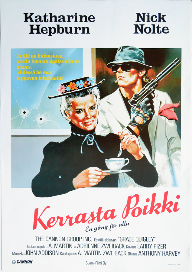 Elokuvajuliste: Kerrasta poikki (Hepburn, Nolte)