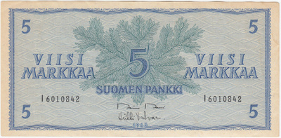 5 Markkaa 1963 I-sarjaa, Valvanne!