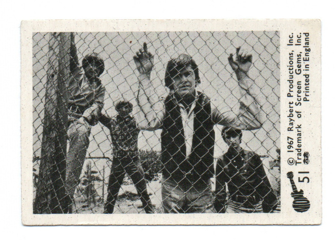 Purkkakuva MONKEES n:o 51  1967
