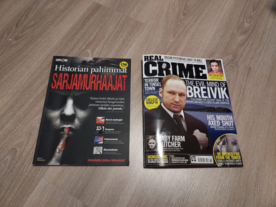 Historian pahimmat sarjamurhaajat & Real Crime lehdet