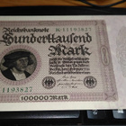 Germany Saksa 100000 Mark 1923 P83 UNC - pikkukuva 1
