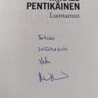 Mikael Pentikäinen : Luottamus (signeerattu, tekijän omiste) - pikkukuva 3