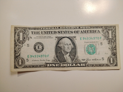USA 1 Dollari, series 1985, E=Richmond, käytetty