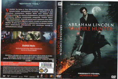 abraham lincoln vampire hunter (32 280) k -FI- DVD suomik.