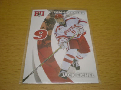 Jack Eichel 2014-15 Boston University Terriers Pepsi #