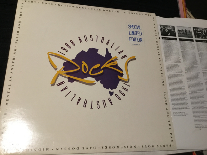 1988 Australian Rocks lp inner nm