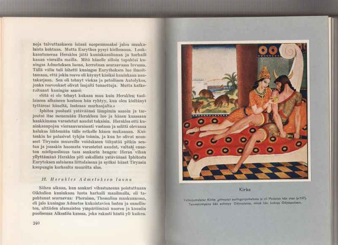 Schwab: Tarujen Hellas: vanhoja klass.sat, Kar. 1957, sid,1p