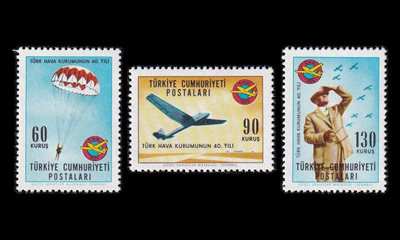 Turkki 1935-7 ** Ilmailun edistämisyhdistys 40v (1965)