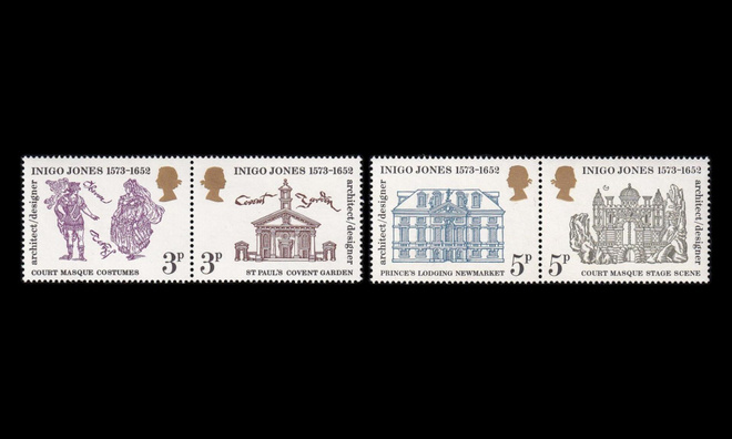 Iso-Britannia 628-31p ** Inigo Jones (1973)