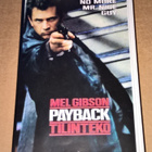 PAYBACK TILINTEKO MEL GIBSON VHS - pikkukuva 1