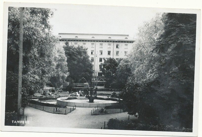 TAMPERE, Hämeenpuistoa - vanha kortti