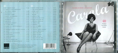 CAROLA . 2 CD-LEVYÄ . 40 HITTIÄ JA HARVINAISTA HELMEÄ