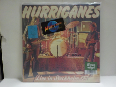 HURRIGANES  LIVE IN STOCKHOLM 1977 UUSI  LP VIHREÄ VINYYL+
