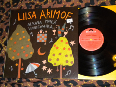 LIISA AKIMOF - Alkava Pimeä Vuodenaika - LP 1987 EX+