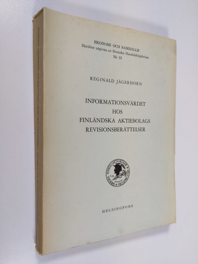 Reginald Jägerhorn : Informationsvärdet hos finländska ak...